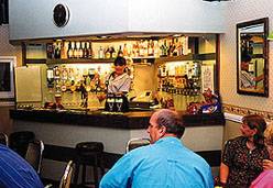 The bar at Fort Wayne Hotel